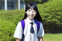 文心一言秒变毕加索！看看百度AI画的青春校园女孩