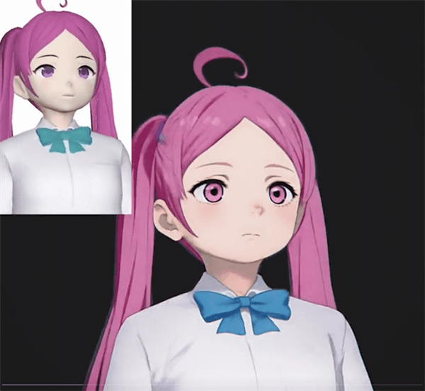3D建模师用AI把自己变美少女 大叔成偶像