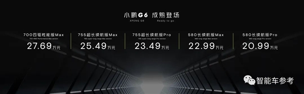 最强智能纯电SUV！小鹏G6上市：20.99万起打遍同级无敌手